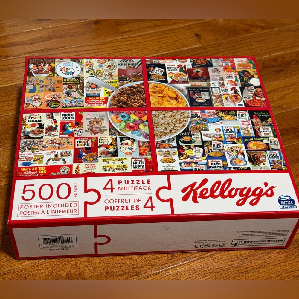 5-Pack Assorted Cereal Puzzle Set - Red